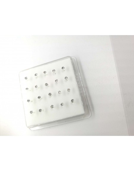  coppia orecchini naso in argento 925