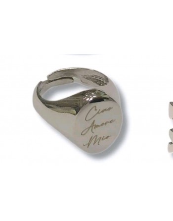 Anello argento925 con incisione personalizzata regalabile