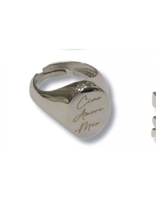 Anello argento925 con incisione personalizzata regalabile