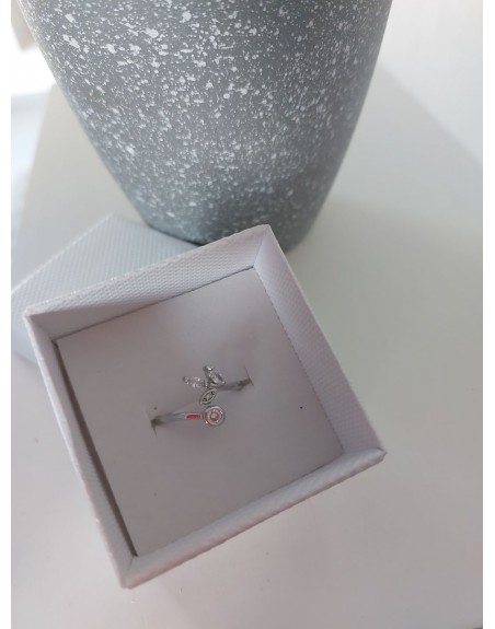 Anello regolabile con strass