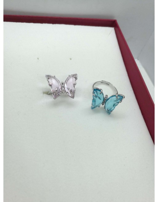 Anello regolabile farfalla