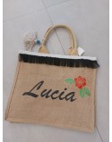 Borsa mare misure 45x34x41con nome
