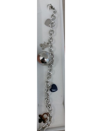 Bracciale chiamangeli  con cuore vari colori (bracciale maternita\')