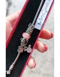 Bracciale componibile con charms vari modelli