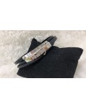 Bracciale cuoio con ancora