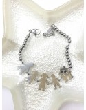 Bracciale family acciaio componibile
