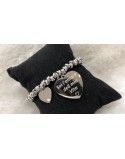 Bracciale nodini con frase