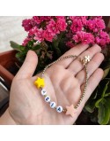 Bracciale realizzato a mano con nome