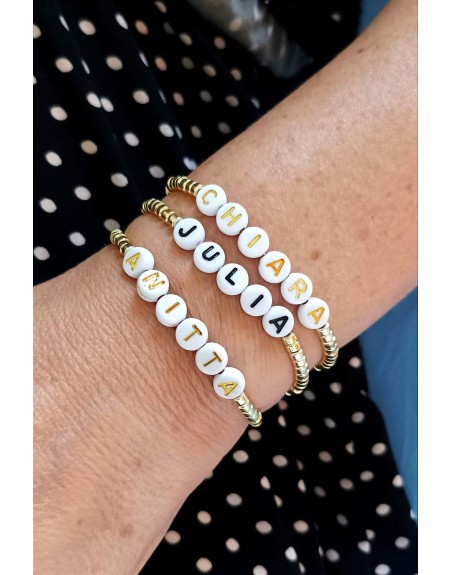 Bracciale realizzato a mano con nome