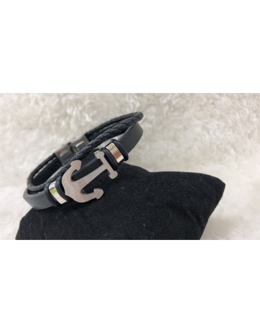 bracciale uomo con ancora