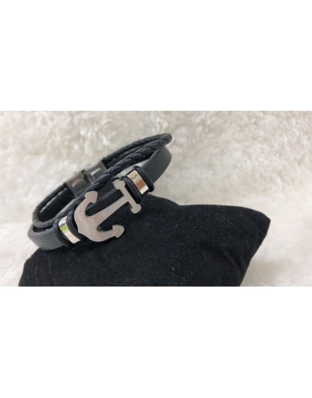 bracciale uomo con ancora