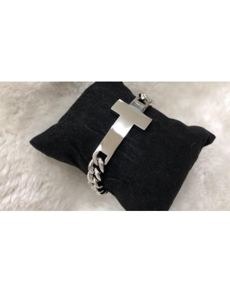 Bracciale uomo con croce