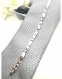Bracciale uomo tutto acciaio inossidabile misura 20 cm
