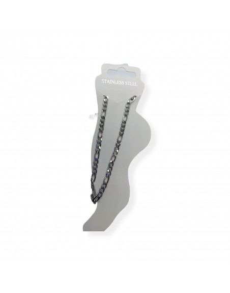 Cavigliere acciaio color argento