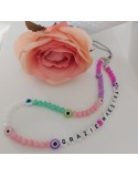 Ciondolo cellulare  con scritta grazie maestra 