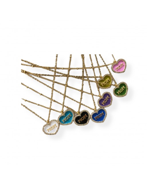 Collana  con pendente mom