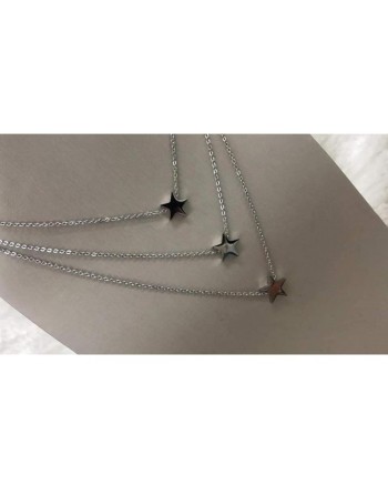Collana 3 fili con stelle