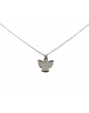 Collana acciaio angelo