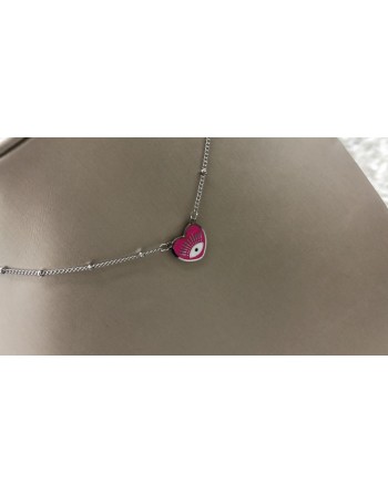 Collana acciaio colore oro modello ferragni
