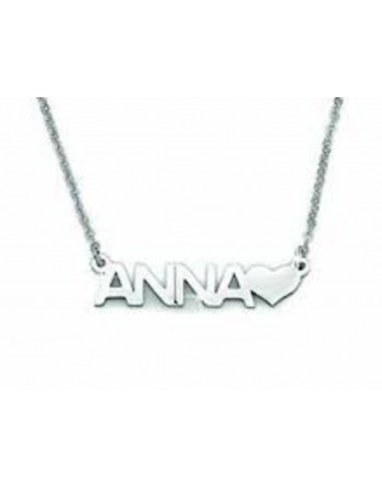 Collana acciaio inossidabile con nome