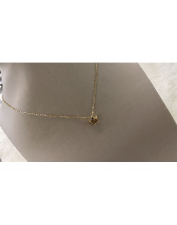 Collana acciaio inossidabile con stella