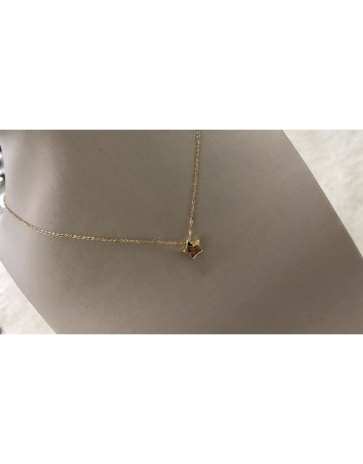 Collana acciaio inossidabile con stella