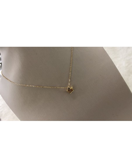 Collana acciaio inossidabile con stella