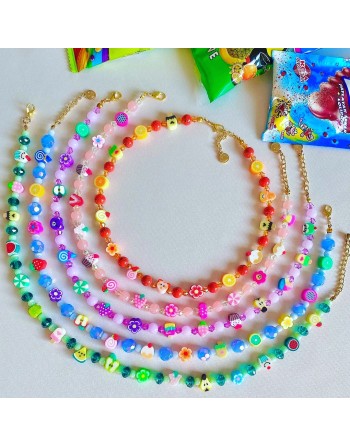Collana candy colorata