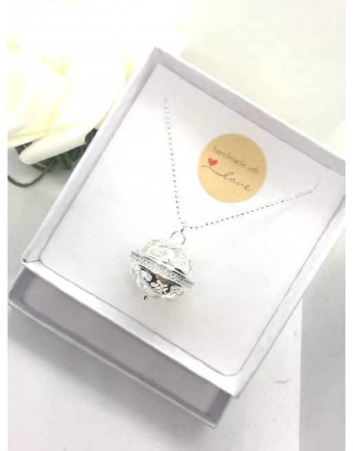 Collana chiamangeli con strass misura 65 cm