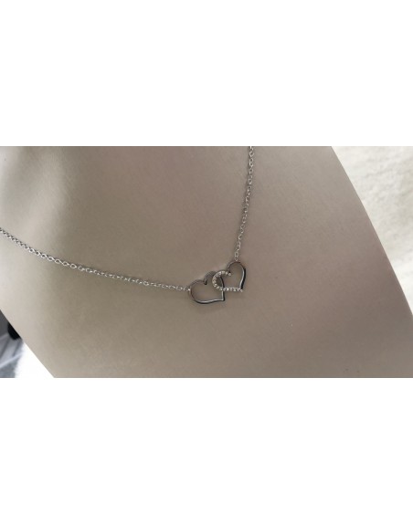 Collana con cuori  uniti