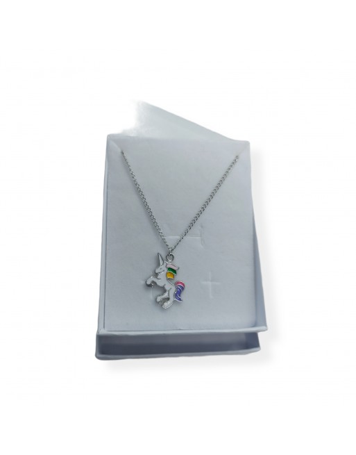 Collana con unicorno