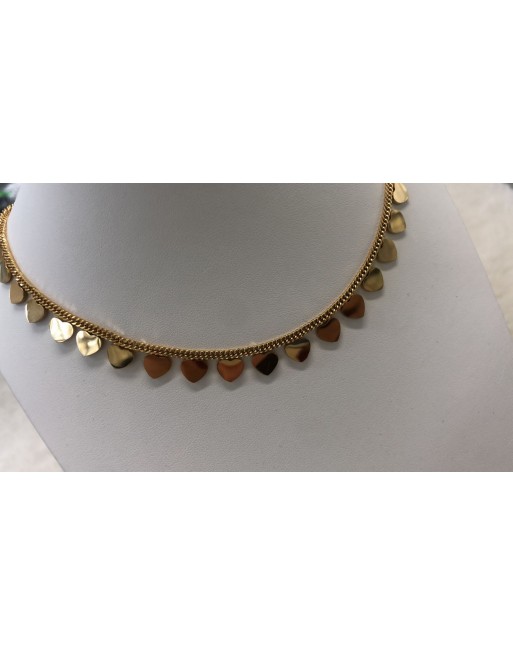 Collana doppia con cuori