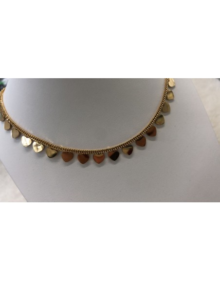 Collana doppia con cuori