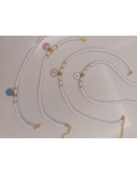 Collana e cavigliera  stessa lettera