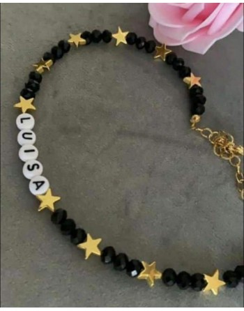 Collana realizzata a mano con nome