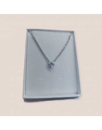 Collana tennis con cuore