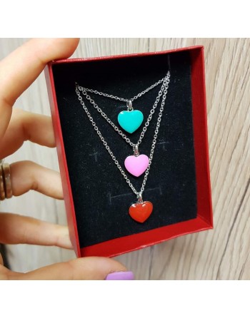 Collana tre cuori