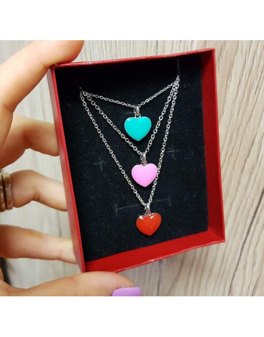 Collana tre cuori