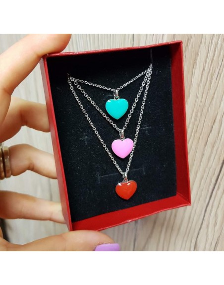 Collana tre cuori