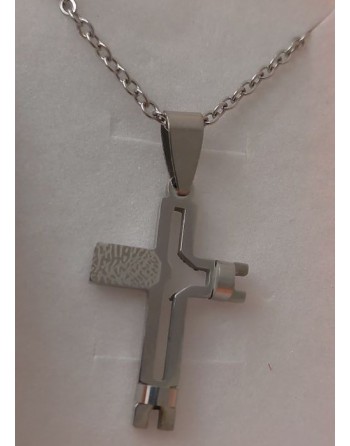 Collana uomo con croce