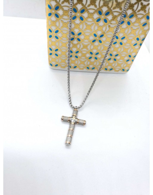 Collana uomo croce