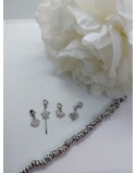 Componi il tuo bracciale con i ciondoli luccicosi
