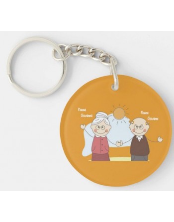 FESTA DEI NONNI : portachiavi con nome