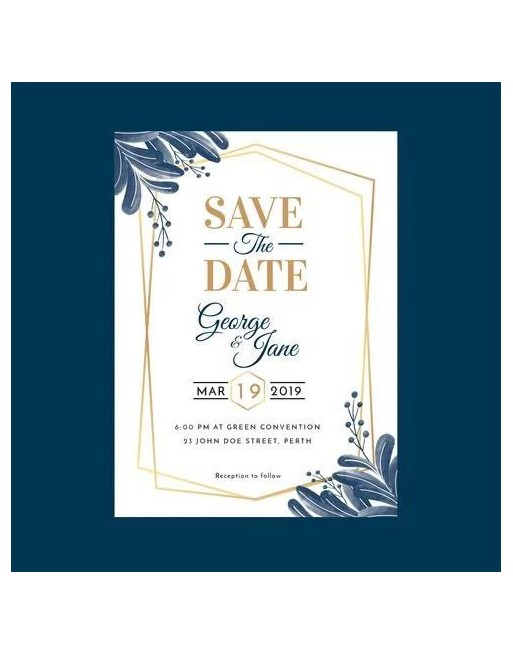 inviti wedding misura 10x15 personalizzabile quantita\' 40 pezzi