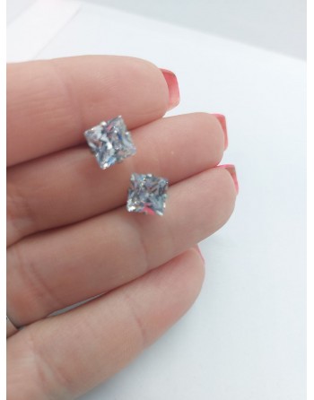 Orecchino  strass grande circa 1 cm