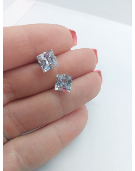Orecchino  strass grande circa 1 cm