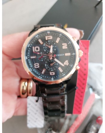 Orologio colore nero e oro automatico