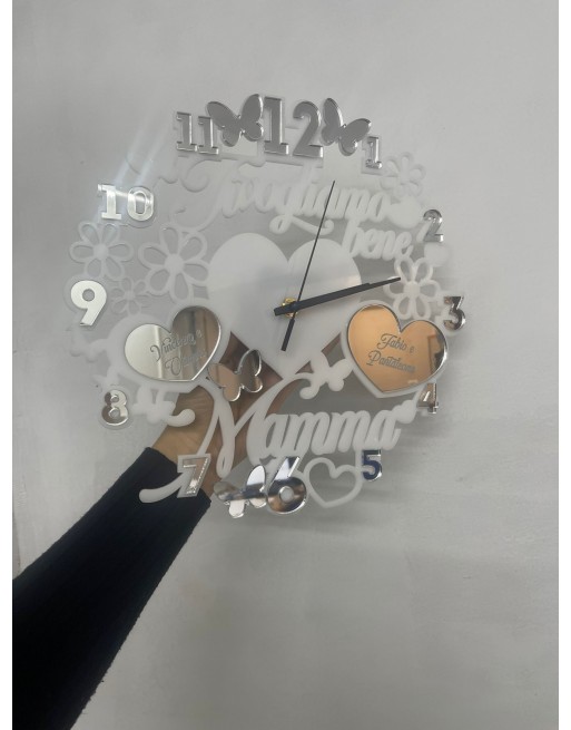 Orologio da parete misura 30x30  personalizzato
