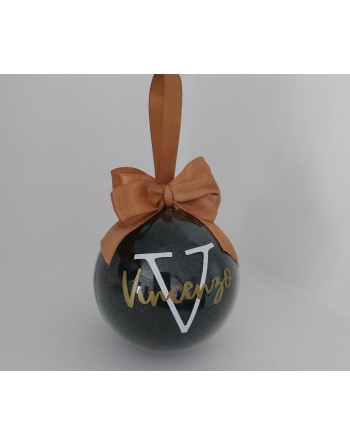 Pallina natalizia personalizzata con nome ,logo o altro
