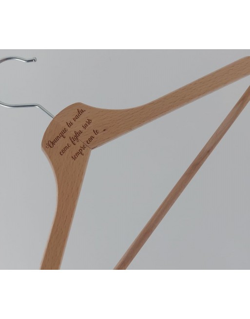 Portabiti in legno naturale con incisionje personalizzata